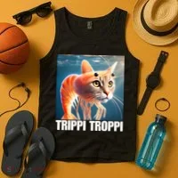 Trippi Troppi - Italian Brainrot Meme  Tank Top thumb 4