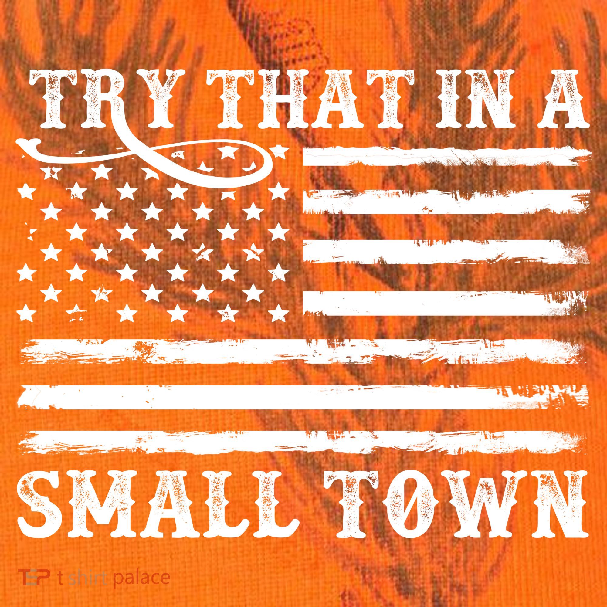 Try That In My Small Town Kati Licensed 12" Camo Cuffed Beanie