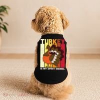 Thanksgiving Turkey Is My Spirit Animal Doggie Tank thumb 2
