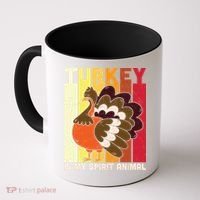 Thanksgiving Turkey Is My Spirit Animal Coffee Mug thumb 0