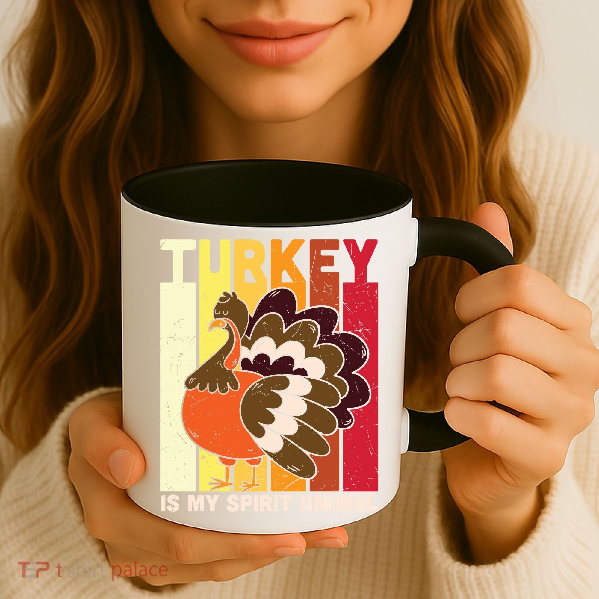 Thanksgiving Turkey Is My Spirit Animal Coffee Mug