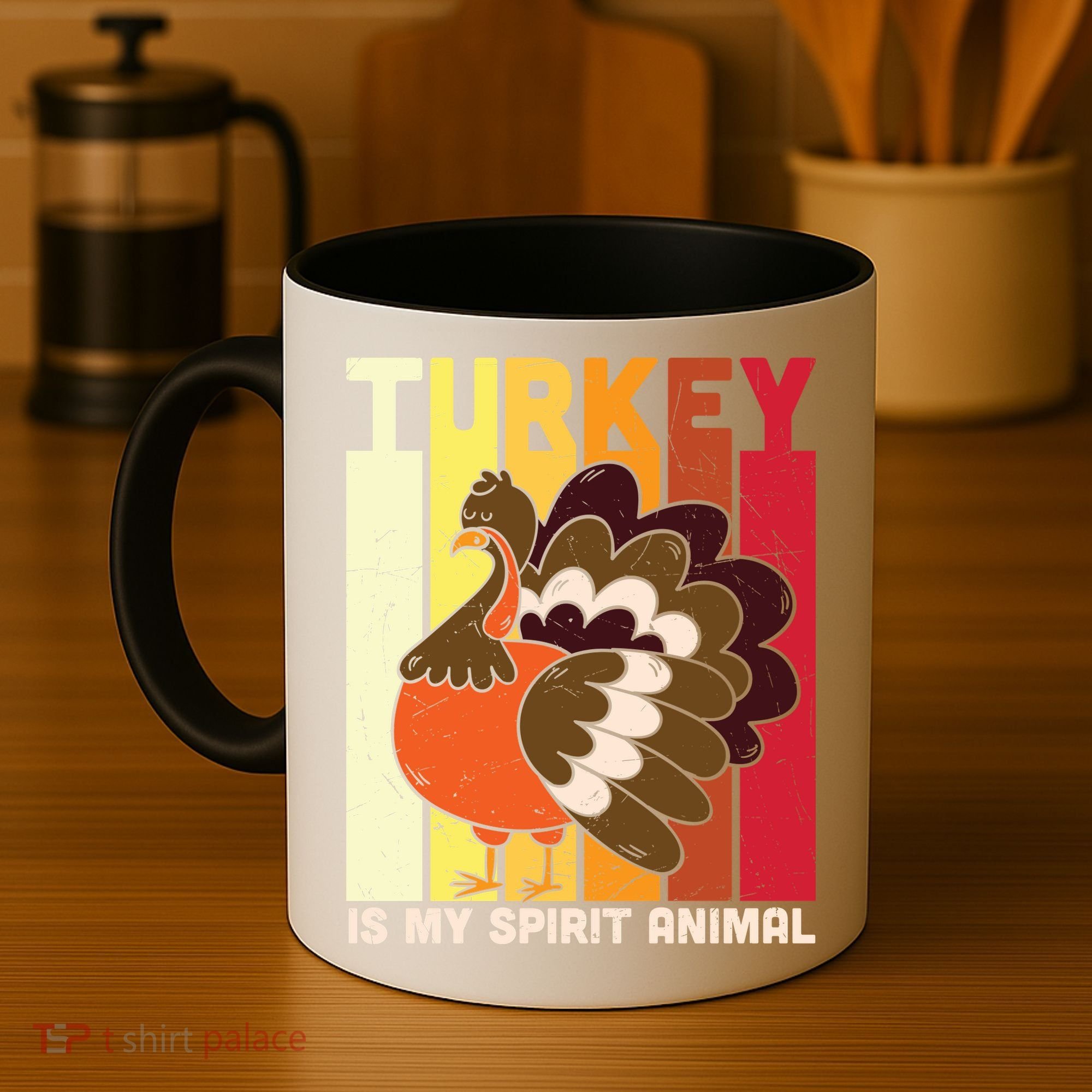 Thanksgiving Turkey Is My Spirit Animal Coffee Mug