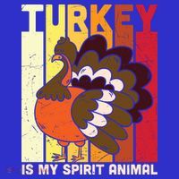 Thanksgiving Turkey Is My Spirit Animal Mousepad thumb 1