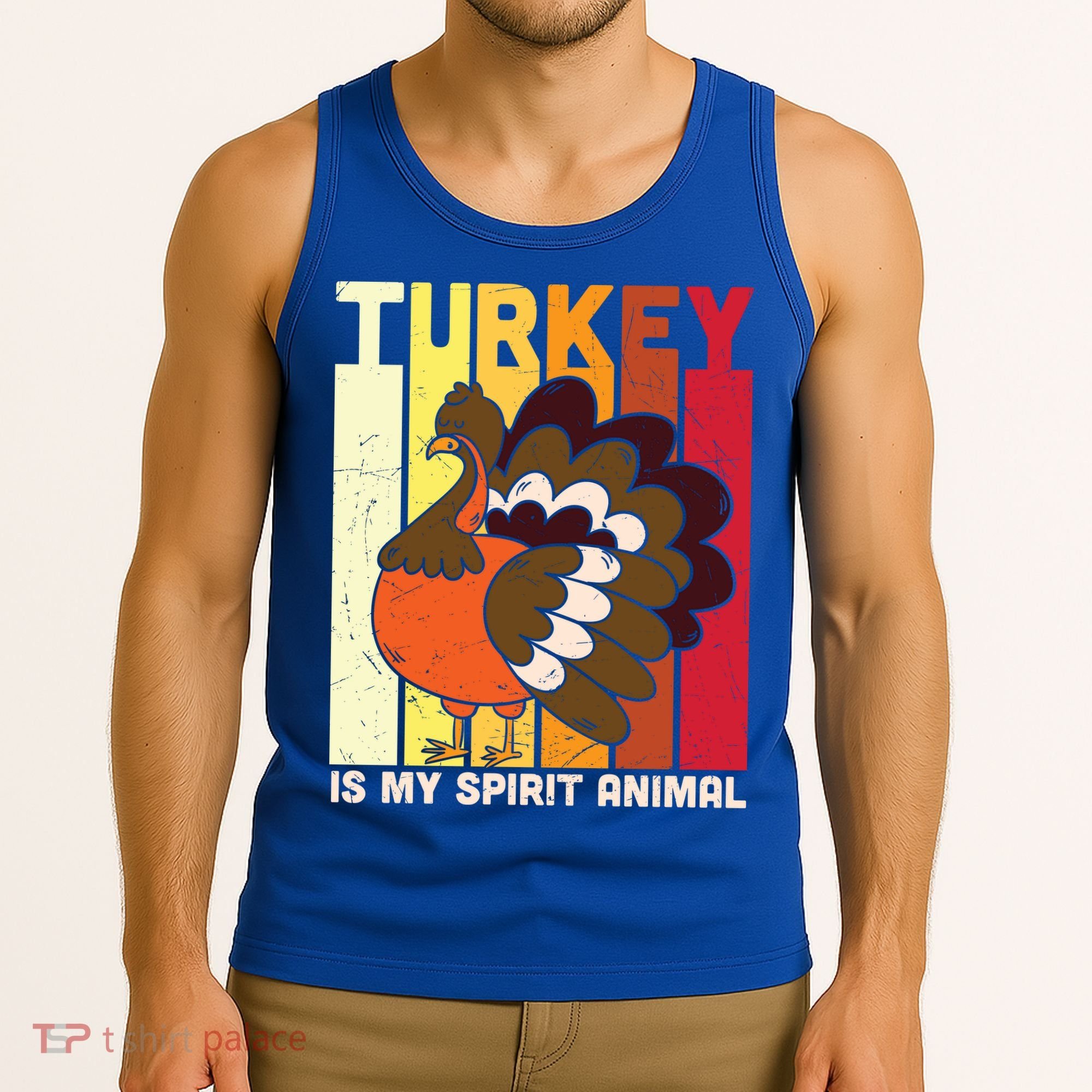 Thanksgiving Turkey Is My Spirit Animal Tank Top
