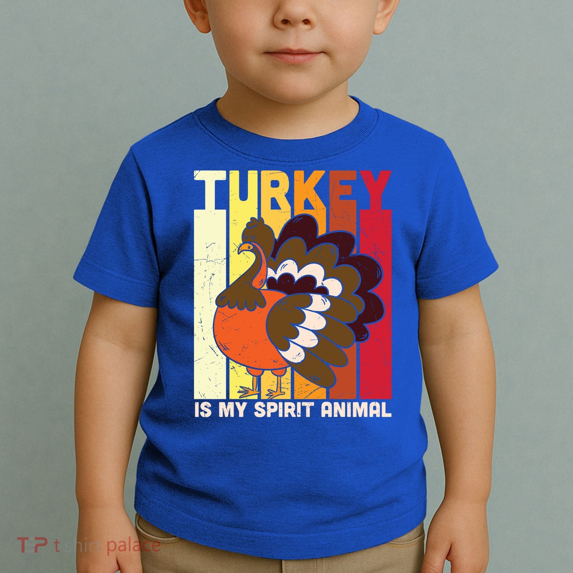 Thanksgiving Turkey Is My Spirit Animal Toddler T-Shirt