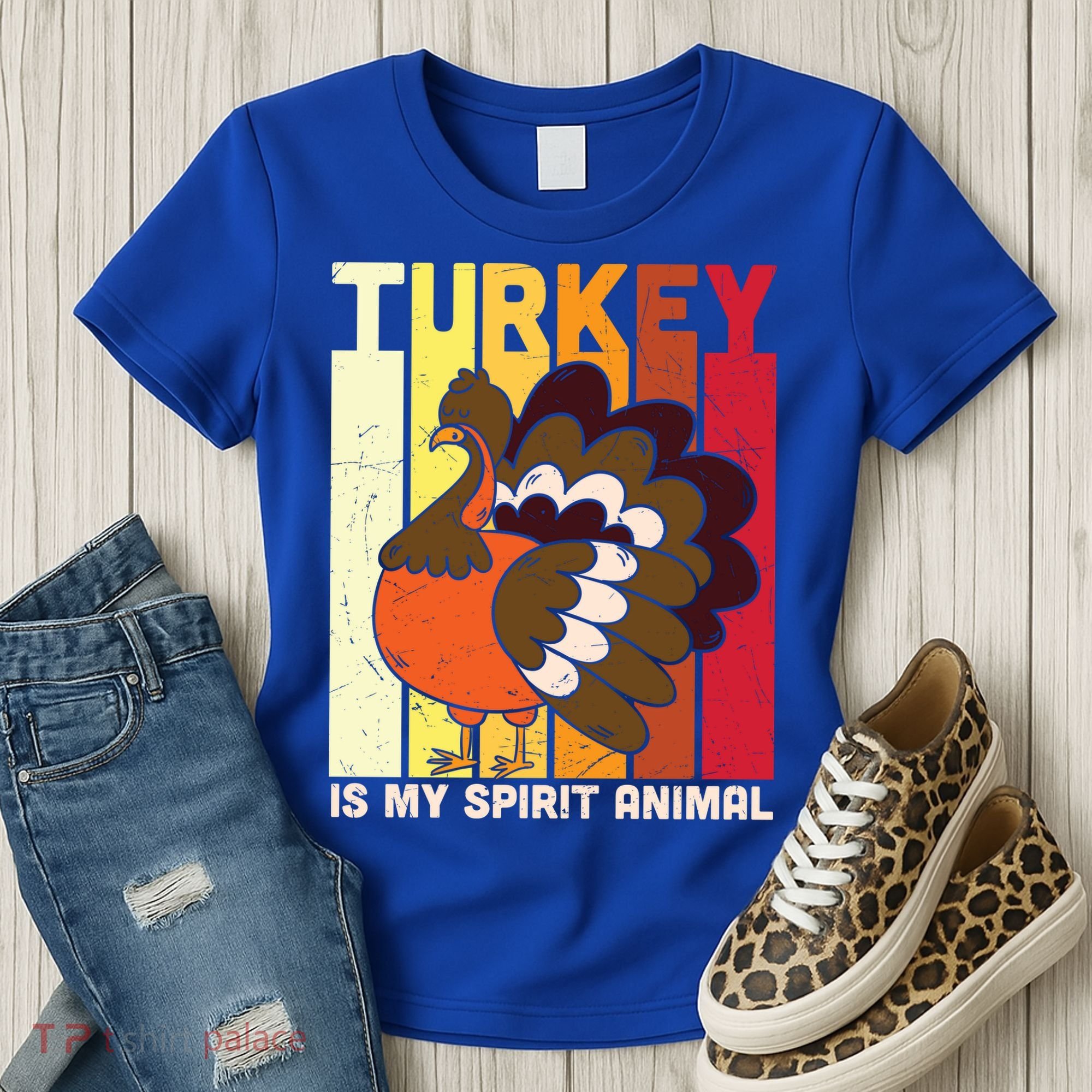 Thanksgiving Turkey Is My Spirit Animal Women's T-Shirt