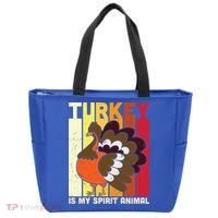 Thanksgiving Turkey Is My Spirit Animal Tote Bag thumb 0