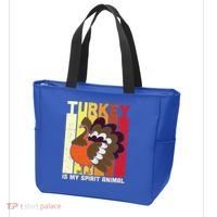 Thanksgiving Turkey Is My Spirit Animal Tote Bag thumb 3