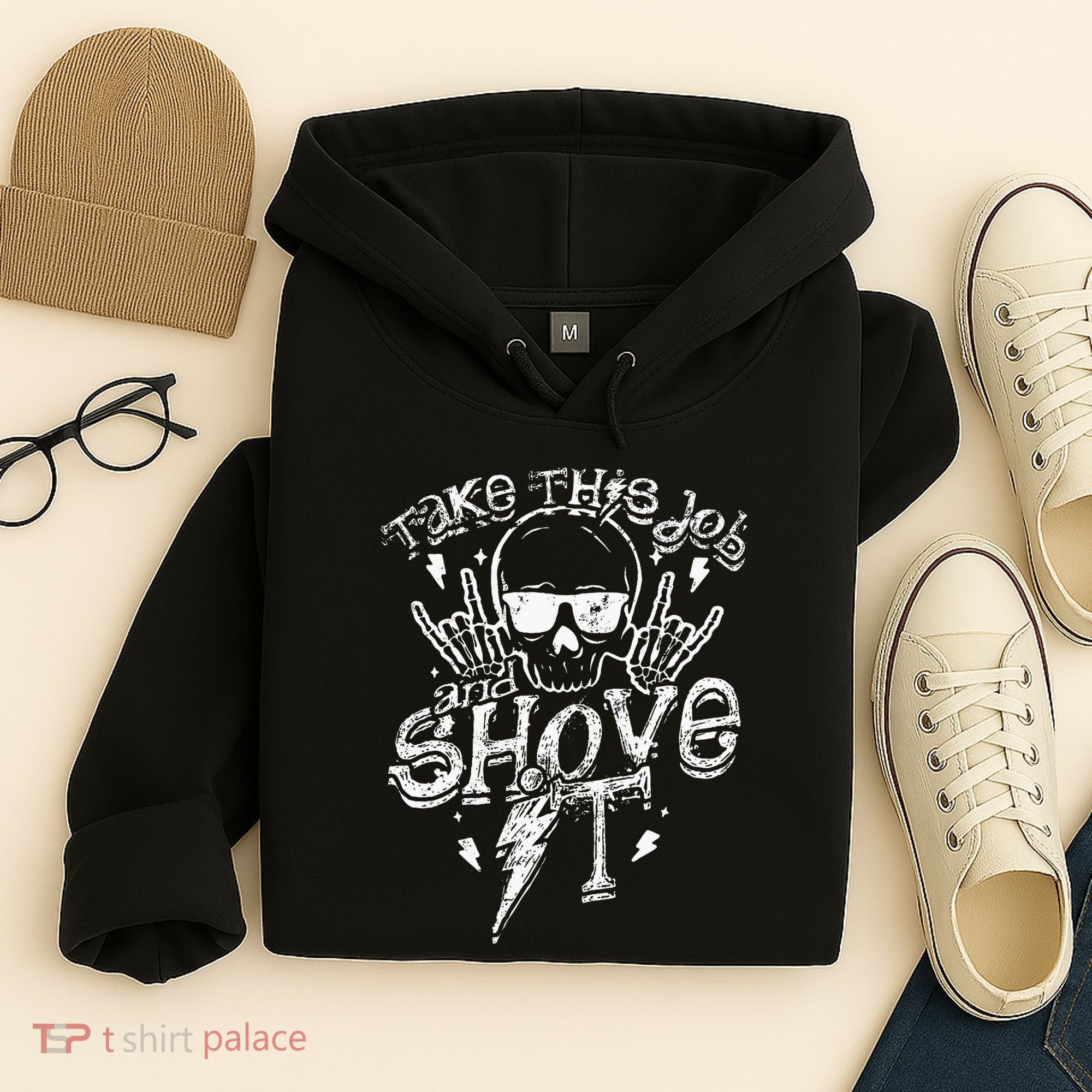 Take This Job And Shove It Teacher And Technician Work Hoodie