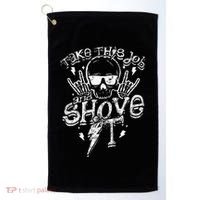 Take This Job And Shove It Teacher And Technician Work Golf Towel thumb 0