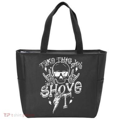 Take This Job And Shove It Teacher And Technician Work Tote Bag