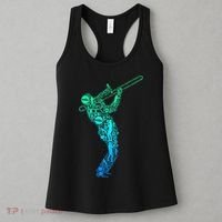 Trombone Trombonist Jazz Musician Women's Tank Top thumb 3