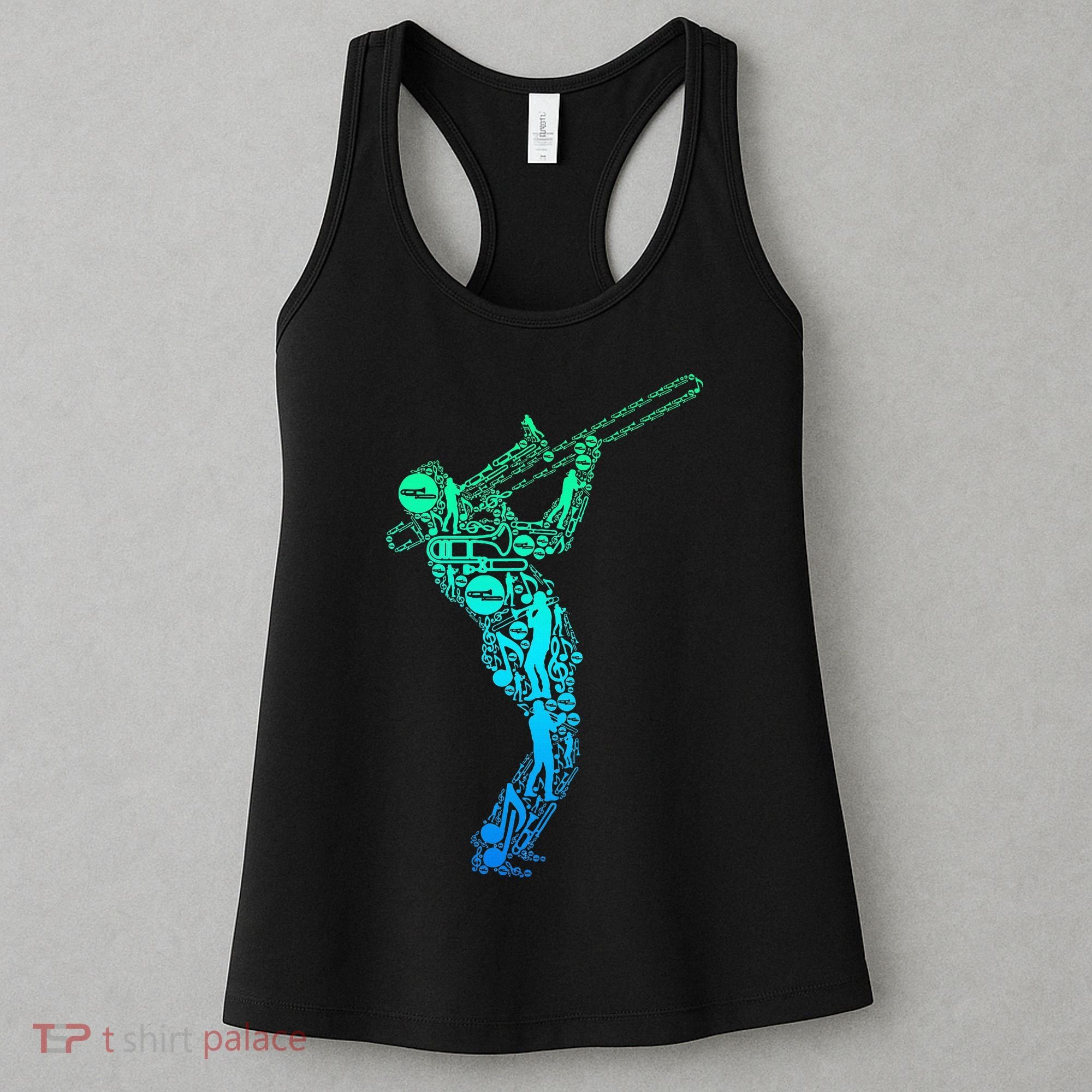Trombone Trombonist Jazz Musician Women's Tank Top