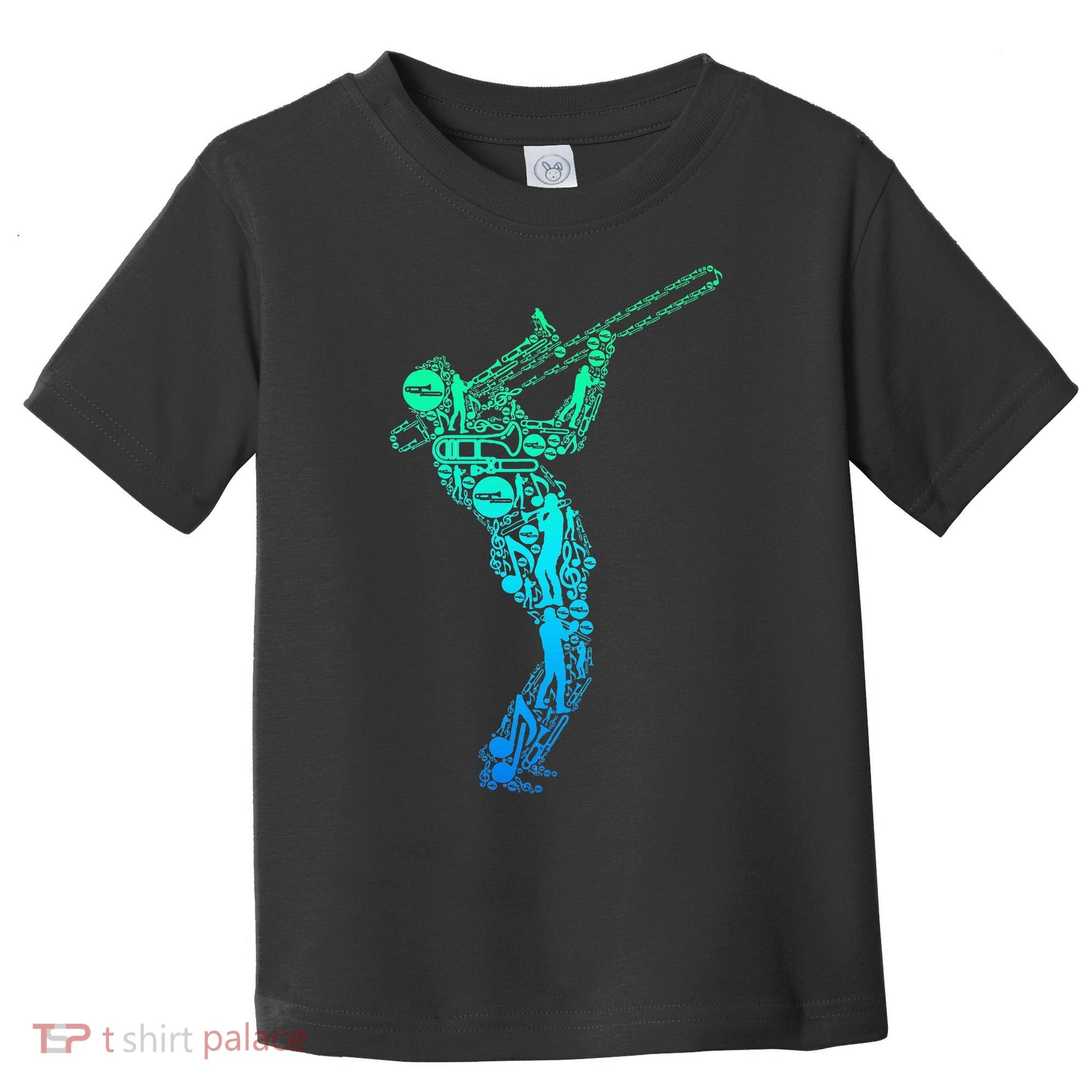 Trombone Trombonist Jazz Musician Toddler T-Shirt