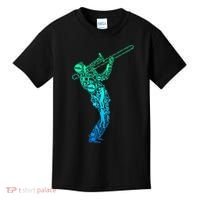 Trombone Trombonist Jazz Musician Kids T-Shirt thumb 0