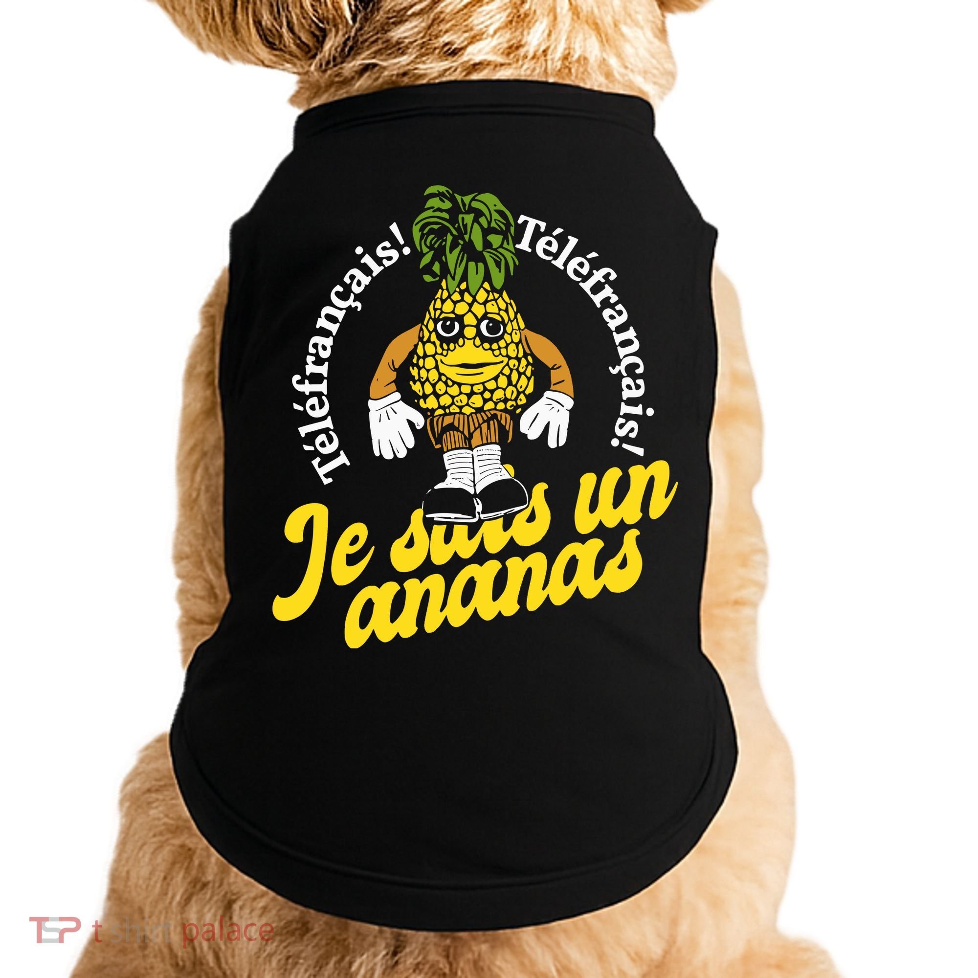 Tvo Telefrancais Je Suis Ananas Doggie Tank