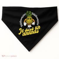 Tvo Telefrancais Je Suis Ananas USA-Made Doggie Bandana thumb 0