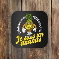 Tvo Telefrancais Je Suis Ananas Coaster thumb 0