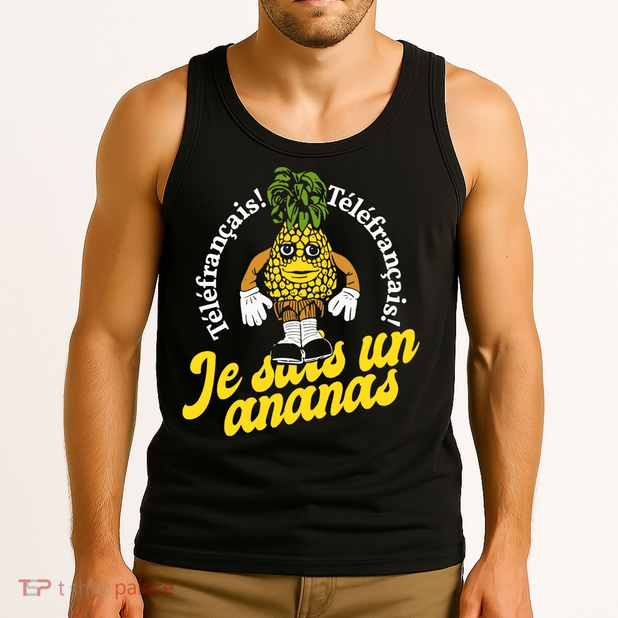 Tvo Telefrancais Je Suis Ananas Tank Top