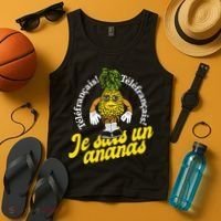 Tvo Telefrancais Je Suis Ananas Tank Top thumb 4
