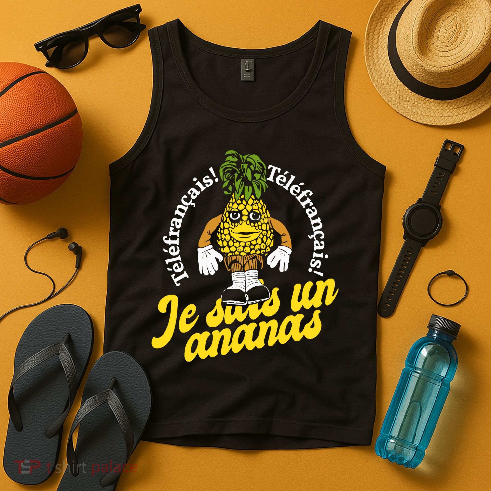 Tvo Telefrancais Je Suis Ananas Tank Top