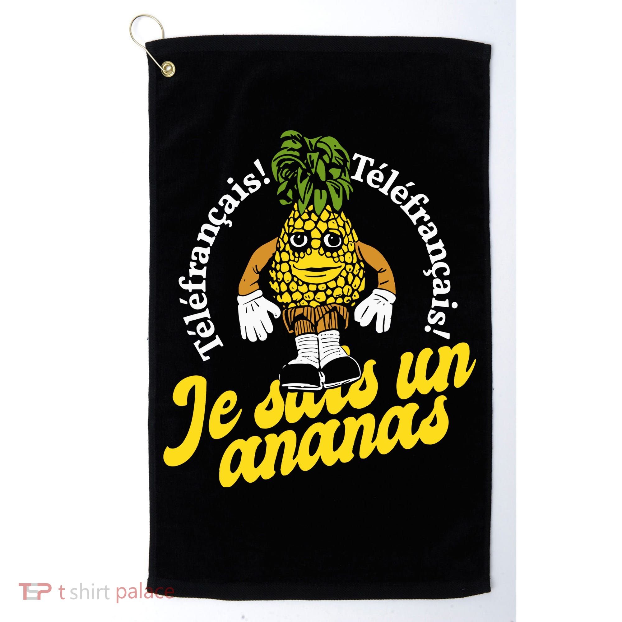 Tvo Telefrancais Je Suis Ananas Golf Towel