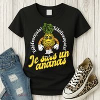 Tvo Telefrancais Je Suis Ananas Women's T-Shirt thumb 3