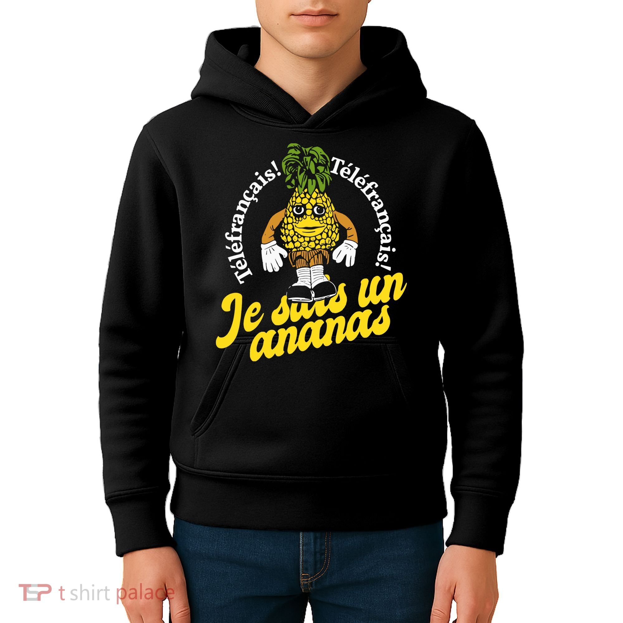 Tvo Telefrancais Je Suis Ananas Kids Hoodie