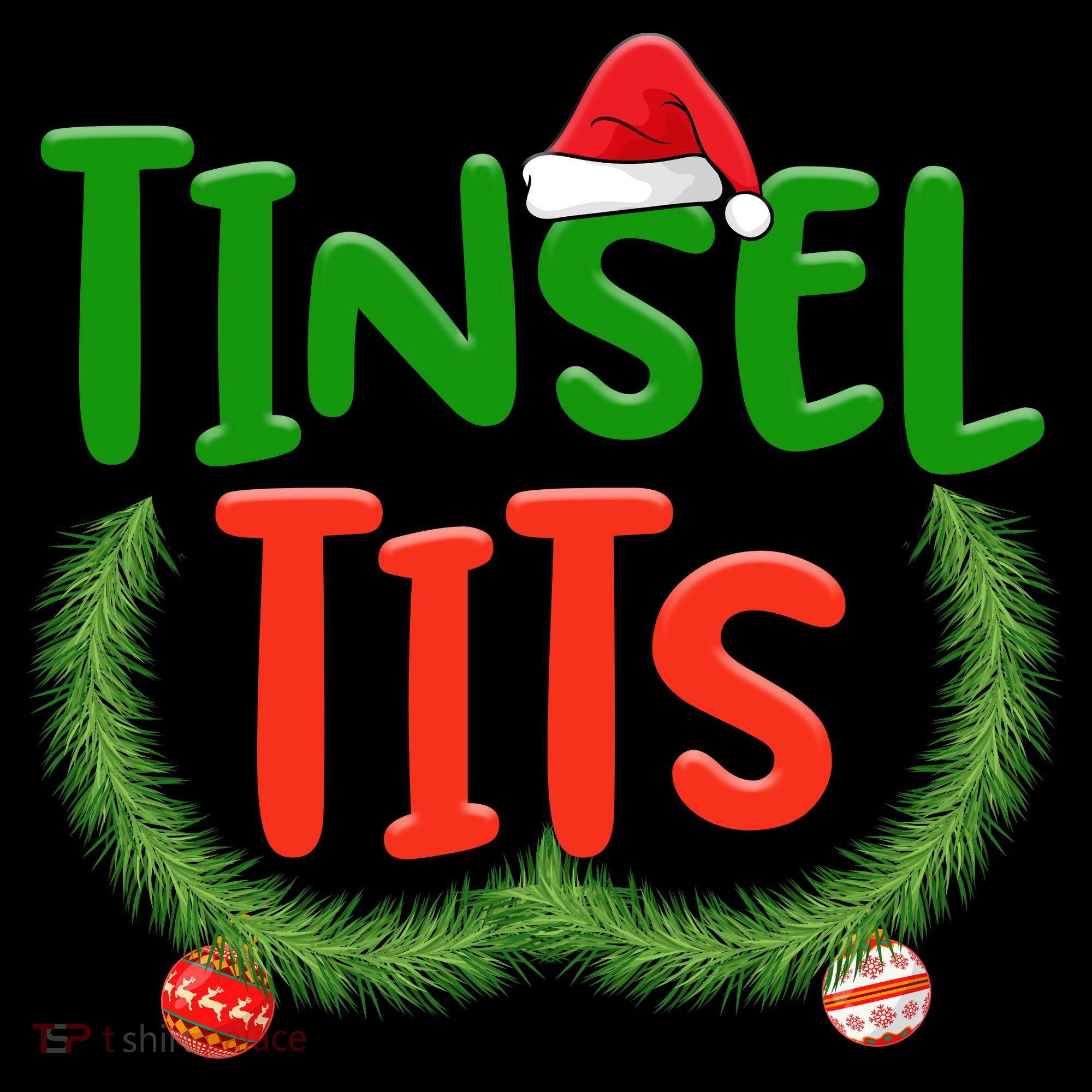 Tinsel Tits Jingle Balls Funny Matching Couple Chestnuts Coffee Mug