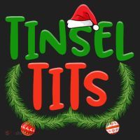 Tinsel Tits Jingle Balls Funny Matching Couple Chestnuts Beanie thumb 2