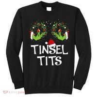 Tinsel Tits Jingle Balls Matching Couple Christmas Sweatshirt thumb 0