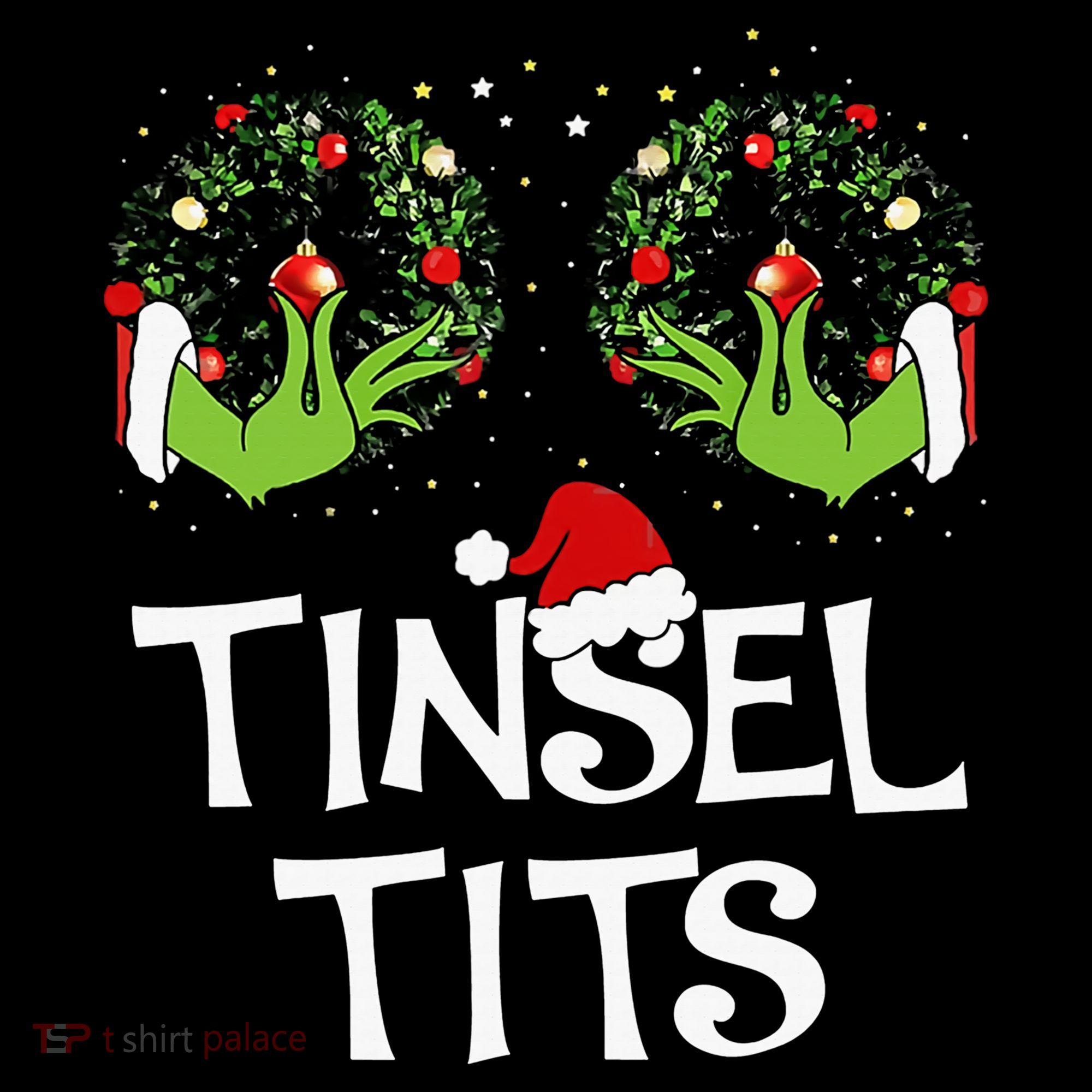 Tinsel Tits Jingle Balls Matching Couple Christmas Coffee Mug
