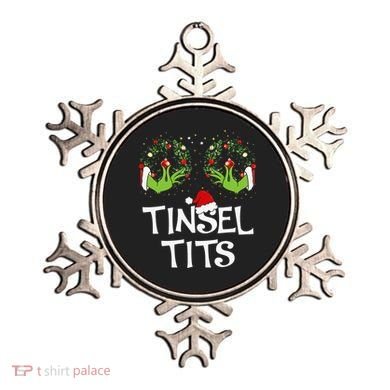 Tinsel Tits Jingle Balls Matching Couple Christmas Ornament