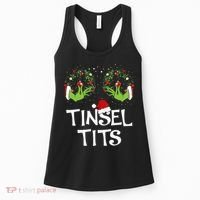 Tinsel Tits Jingle Balls Matching Couple Christmas Women's Tank Top thumb 0
