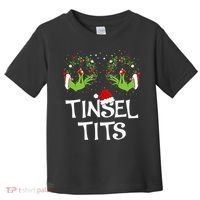Tinsel Tits Jingle Balls Matching Couple Christmas Toddler T-Shirt thumb 0