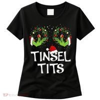 Tinsel Tits Jingle Balls Matching Couple Christmas Women's T-Shirt thumb 0
