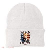 Time To Kick Ass No More Bullshit Trump 2024 Usa Beanie thumb 0