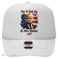 Time To Kick Ass No More Bullshit Trump 2024 Usa Hat thumb 0
