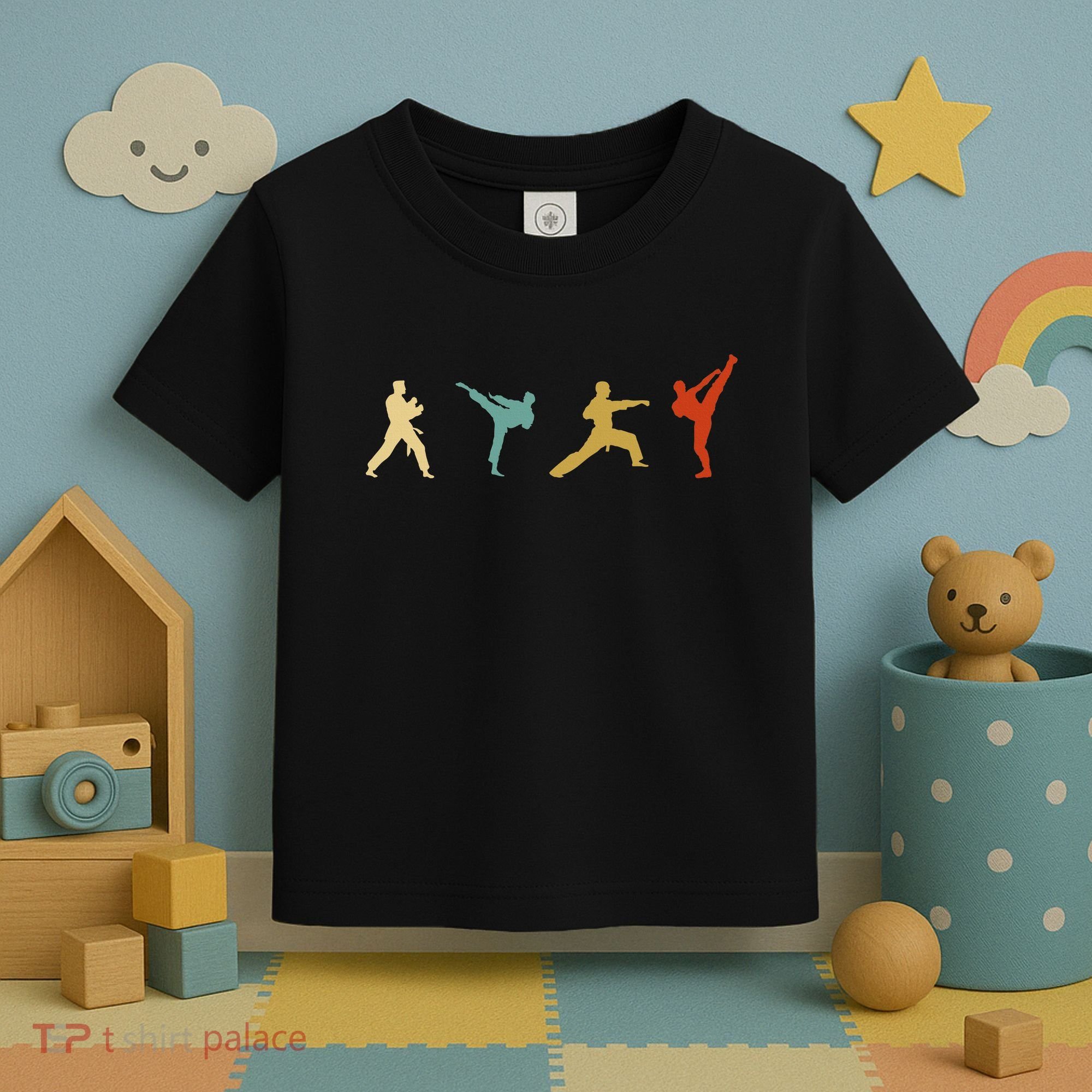 Taekwondo Tae Kwon Do Fighter Toddler T-Shirt