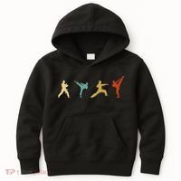 Taekwondo Tae Kwon Do Fighter Kids Hoodie thumb 0