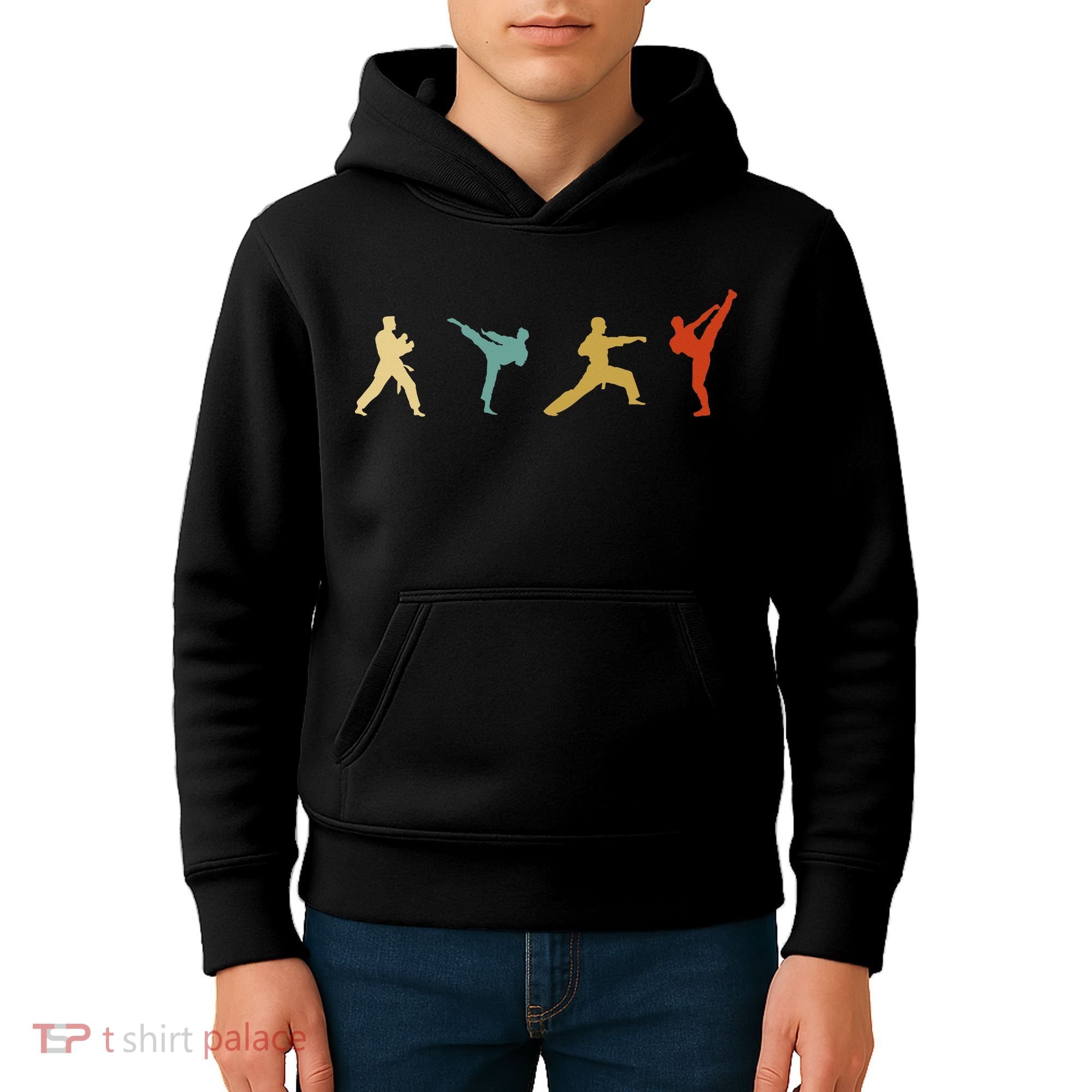 Taekwondo Tae Kwon Do Fighter Kids Hoodie