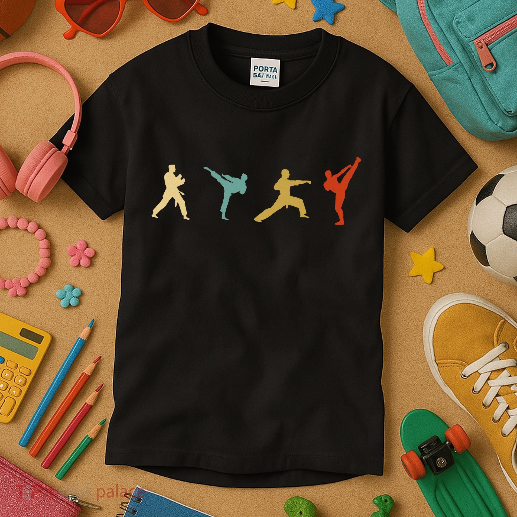 Taekwondo Tae Kwon Do Fighter Kids T-Shirt