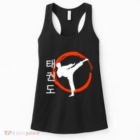 Taekwondo Tae Kwon Do Fighter Korean Women's Tank Top thumb 0