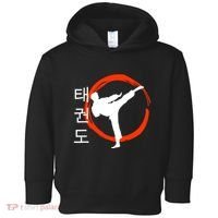 Taekwondo Tae Kwon Do Fighter Korean Toddler Hoodie thumb 0