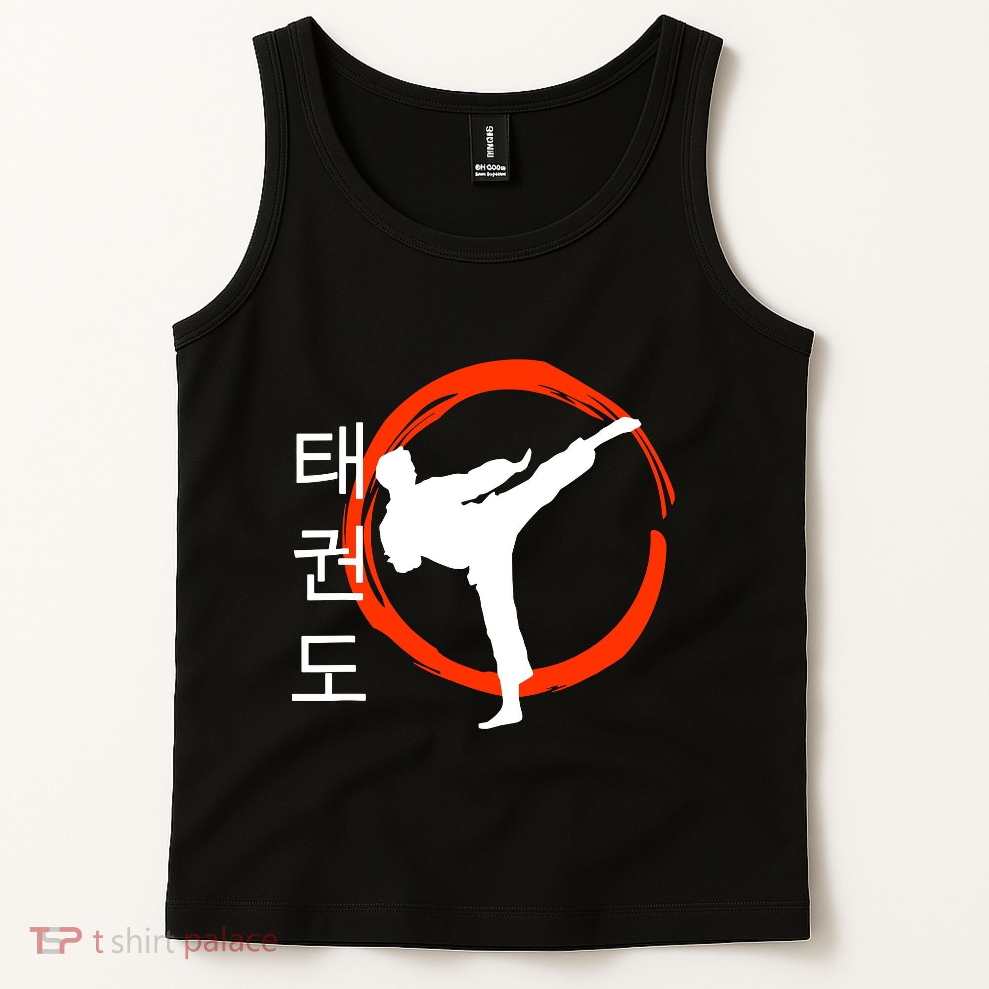 Taekwondo Tae Kwon Do Fighter Korean Tank Top