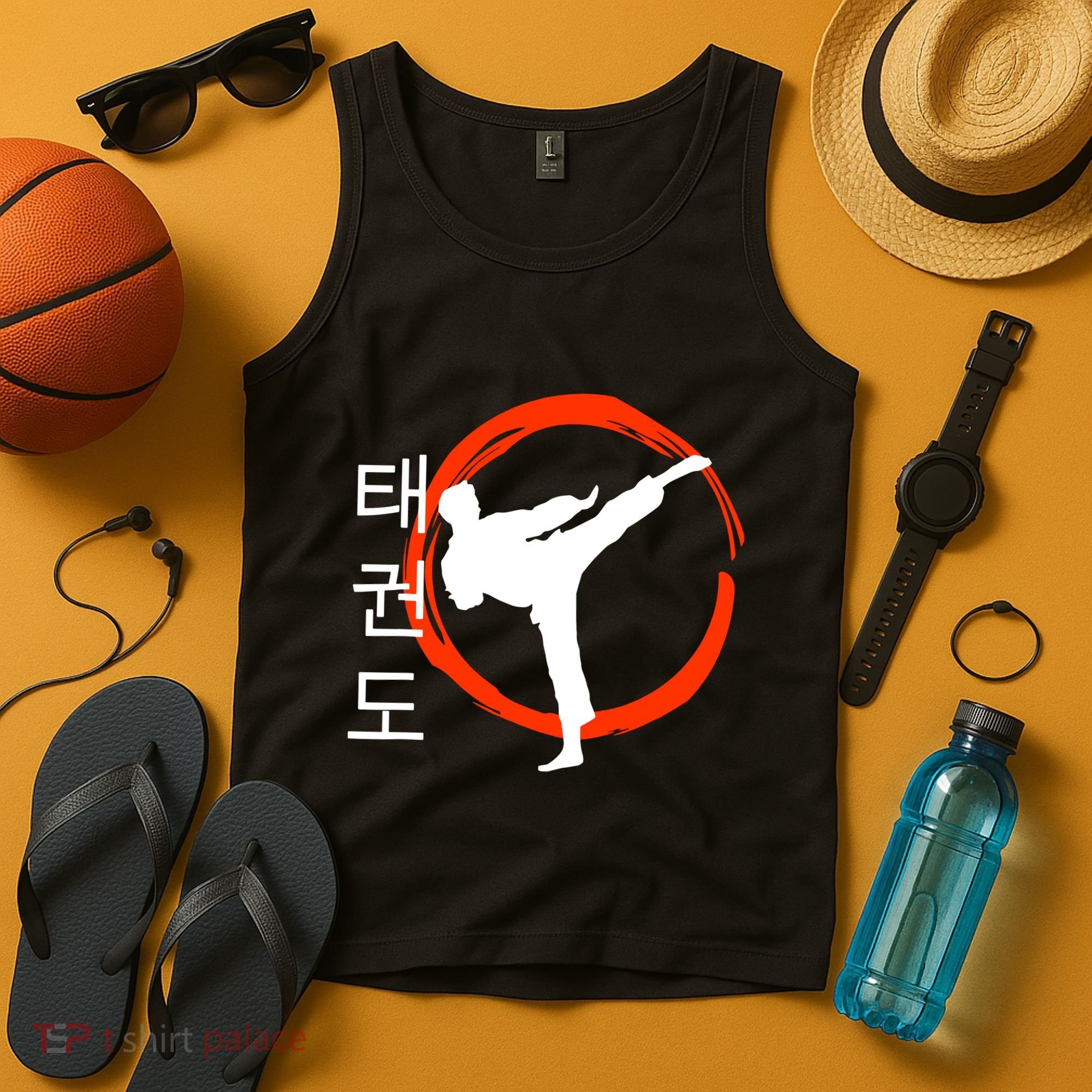 Taekwondo Tae Kwon Do Fighter Korean Tank Top