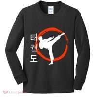 Taekwondo Tae Kwon Do Fighter Korean Kids Long Sleeve Shirt thumb 0