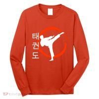 Taekwondo Tae Kwon Do Fighter Korean Long Sleeve Shirt thumb 0