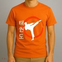 Taekwondo Tae Kwon Do Fighter Korean T-Shirt thumb 3