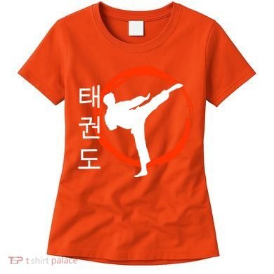 Taekwondo Tae Kwon Do Fighter Korean Women's T-Shirt